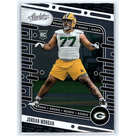 2024 Panini Absolute Jordan Morgan Green Bay Packers Retail RC #125 Football Card