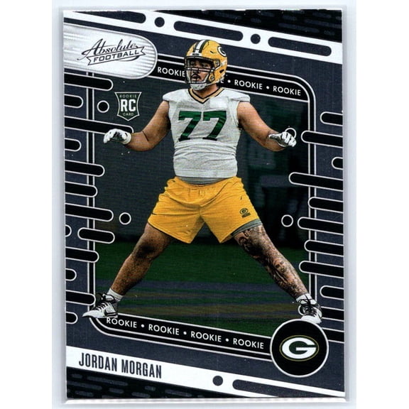 2024 Panini Absolute Jordan Morgan Green Bay Packers Retail RC #125 Football Card