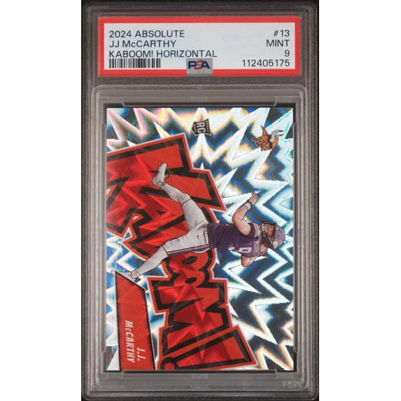 2024 Panini Absolute Kaboom! Horizontal JJ Mccarthy #13 PSA 9