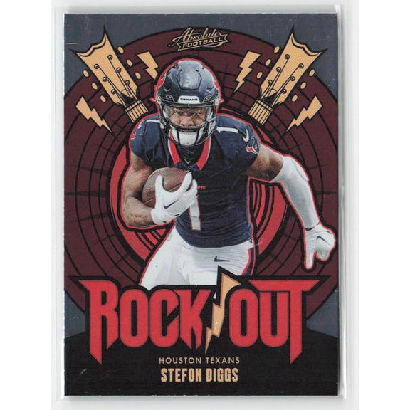 2024 Panini Absolute Stefon Diggs #RO-SDS Rock Out