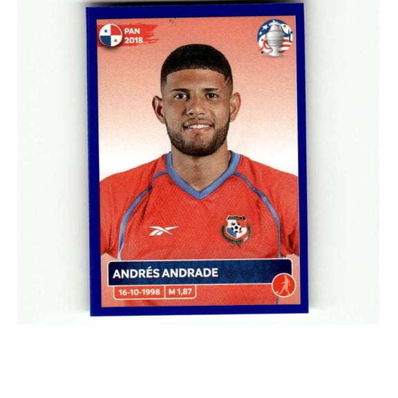 2024 Panini CONMEBOL Copa America Blue #PAN8 Andres Andrade Panama  Official Mini Thin Sticker Futbol Soccer Trading Card