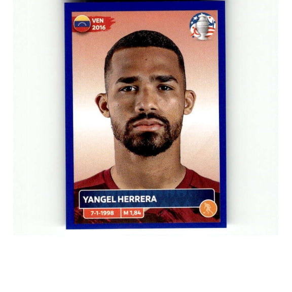 2024 Panini CONMEBOL Copa America Blue #VEN15 Tomas Rincon Venezuela Official Mini Thin Sticker Futbol Soccer Trading Card