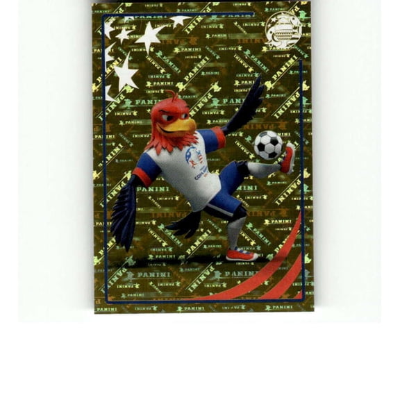 2024 Panini CONMEBOL Copa America Sticker #INTR2 Copa America Mascot Foil Logo Official Mini Thin Sticker Futbol Soccer Trading Card