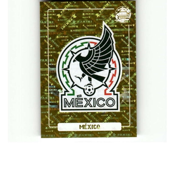2024 Panini CONMEBOL Copa America Sticker #MEX1 Emblem Foil Mexico Official Mini Thin Sticker Futbol Soccer Trading Card