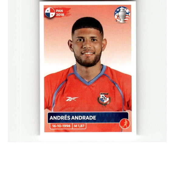 2024 Panini CONMEBOL Copa America Sticker #PAN8 Andres Andrade Panama Official Mini Thin Sticker Futbol Soccer Trading Card