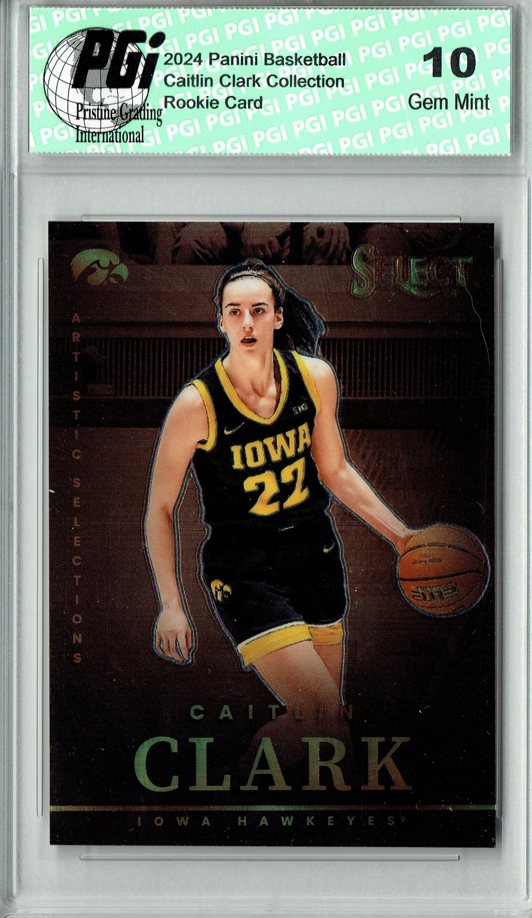 2024 Panini Caitlin Clark Collection #AS1 Select Chrome SP Rookie 