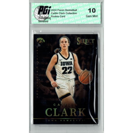 2024 Panini Caitlin Clark Collection #AS2 Select Chrome SP Rookie Card PGI 10