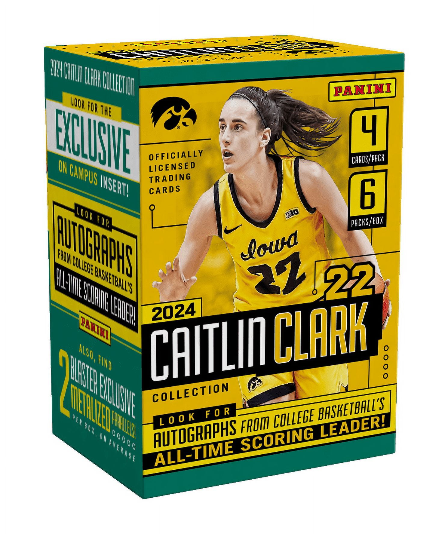 2024 Panini Caitlin Clark Collection Basketball Trading Cards Blaster Box