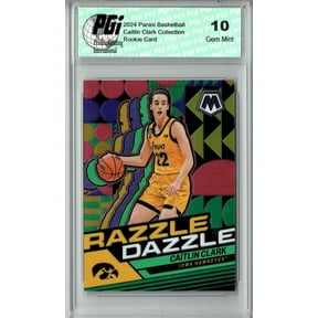 2024 Panini Caitlin Clark Collection #RD2 Razzle Dazzle Metal SP Rookie Card PGI 10