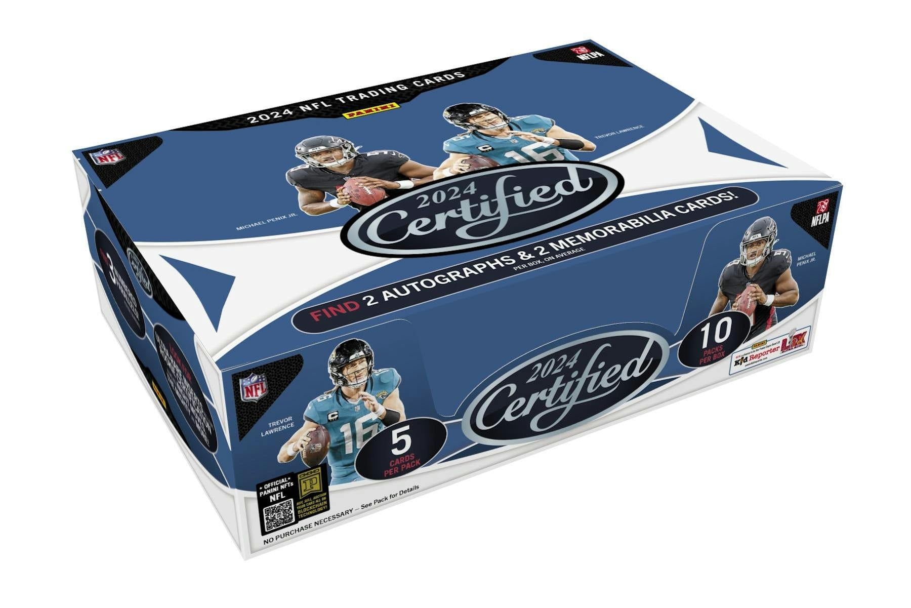 Panini 2024 Certified Football Hobby Box, Freshman Fabric