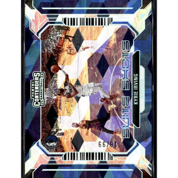2024 Panini Contenders Basketball Suite Shots Dallas Mavericks Kyrie Irving #27 Basketball Card Dallas Mavericks NBA Basketball Trading Card