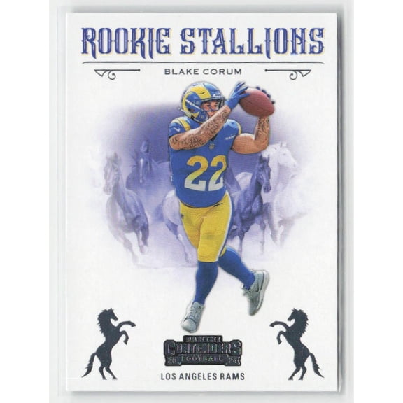 2024 Panini Contenders Blake Corum #21 Rookie Stallions