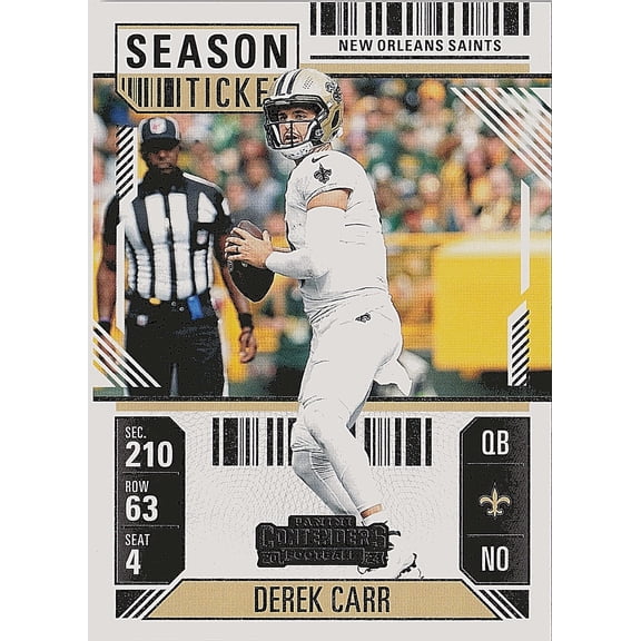 2024 Panini Contenders Football Card #72 Derek Carr New Orleans Saints