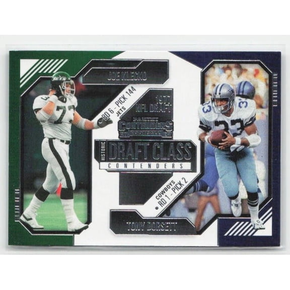 2024 Panini Contenders Historic Draft Class Contenders #1 Football Card Joe Klecko Jets Tony Dorsett Cowboys Near Mint