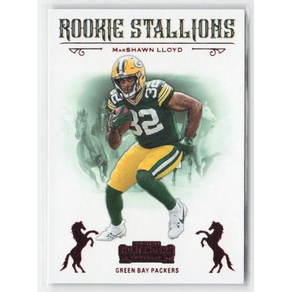 2024 Panini Contenders MarShawn Lloyd #24 Rookie Stallions Green Bay Packers Football Card