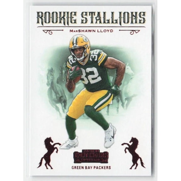 2024 Panini Contenders MarShawn Lloyd #24 Rookie Stallions Green Bay Packers Football Card