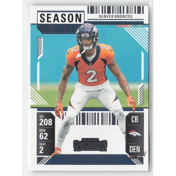 2024 Panini Contenders Patrick Surtain II Denver Broncos #30 Retail Football Card