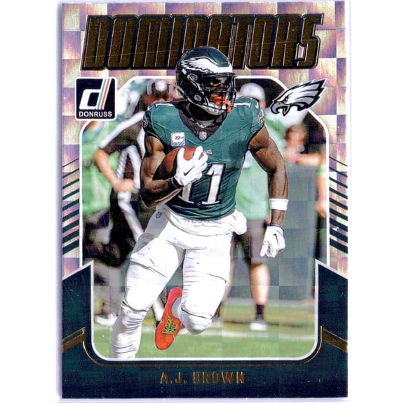 2024 Panini Donruss Dominators A.J. Brown #3 Philadelphia Eagles NFL Trading Card Philadelphia Eagles NFL Football Trading Card