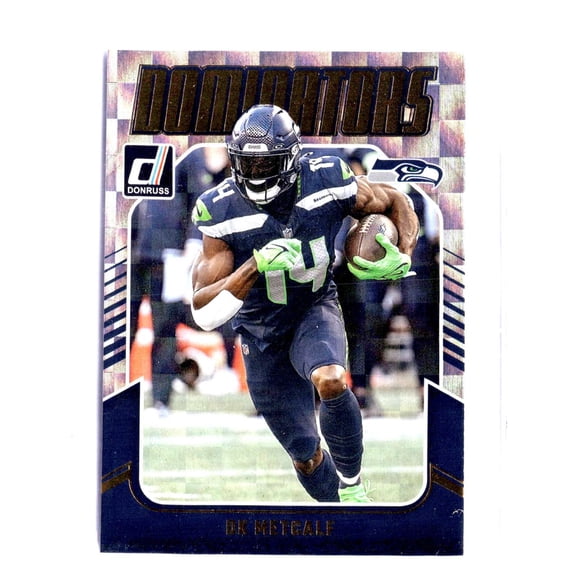 2024 Panini Donruss Dominators DK Metcalf #32 Seattle Seahawks Football Card