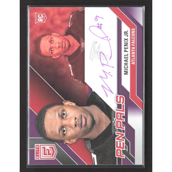 2024 Panini Donruss Elite Pen Pals Michael Penix Jr. #PAL-MPE RC