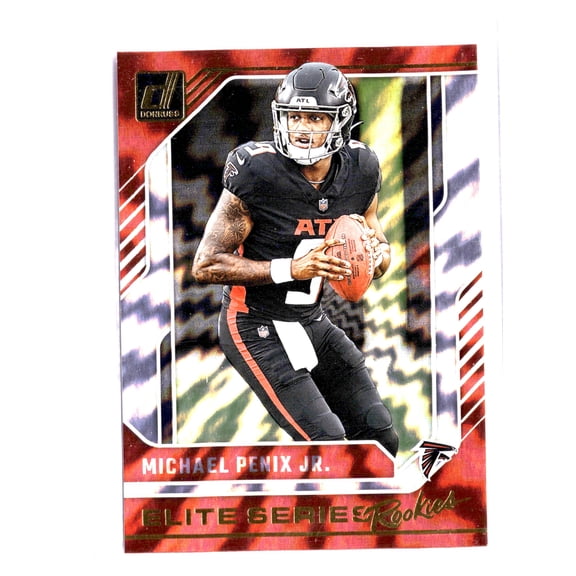 2024 Panini Donruss Elite Series Rookies Michael Penix Jr. Atlanta Falcons NFL Trading Card #2