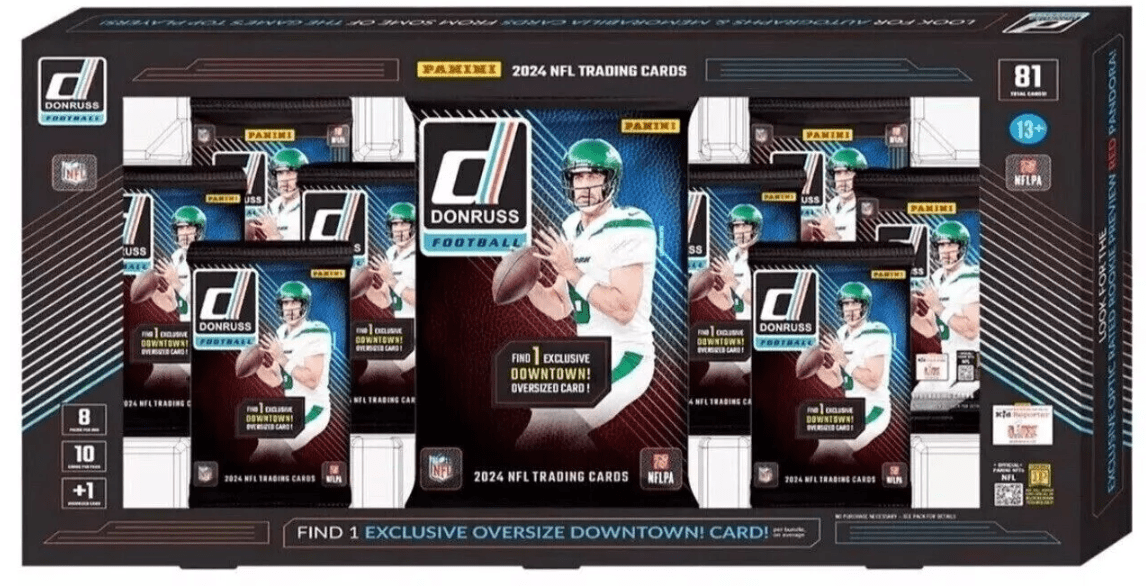 2024 Panini Donruss Football Bundle - with 1 Jumbo Downtown