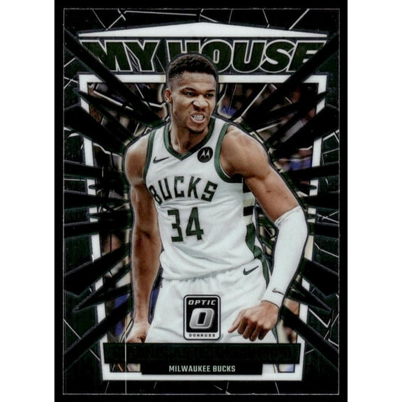 2024 Panini Donruss Optic My House Black Choice #11 Giannis Antetokounmpo Bucks Basketball Card