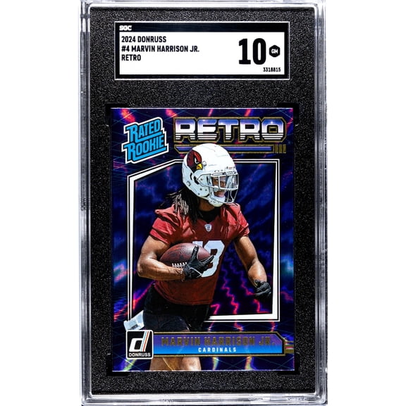 2024 Panini Donruss Retro Marvin Harrison Jr. #4 RC SGC 10
