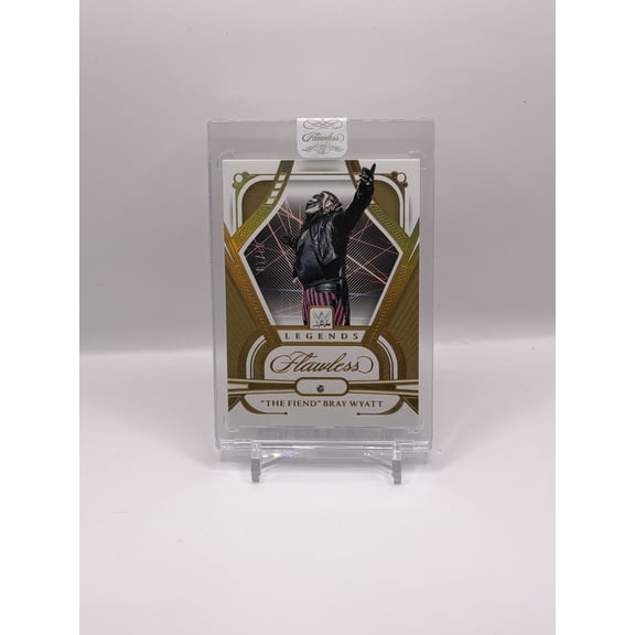 2024 Panini Flawless WWE Legends Bray Wyatt #65 Gold Diamond Gem /10