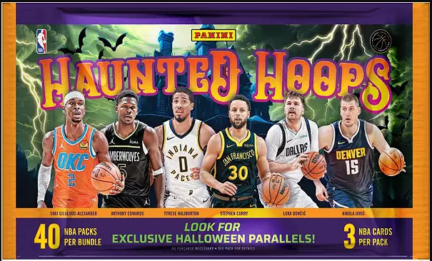 2024 Panini Haunted Hoops NBA Basketball Bundle Mega Box 90 Packs(270 Cards)