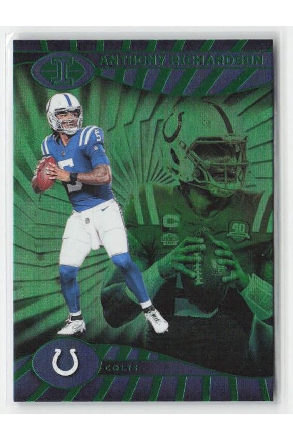 2024 Panini Illusions Emerald Trophy Collection Anthony Richardson #35 NFL Colts Football Card