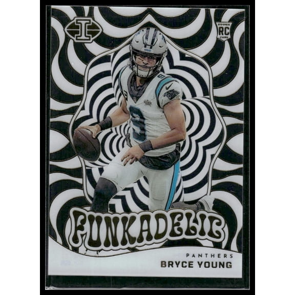 2024 Panini Illusions Funkadelic Bryce Young RC #13 Carolina Panthers Football Card