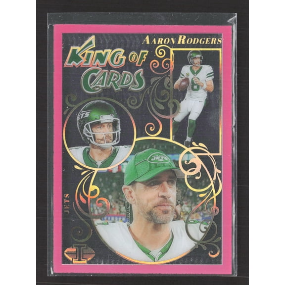 2024 Panini Illusions King of Cards Aaron Rodgers #1 Pink /399