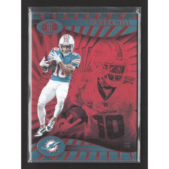 2024 Panini Illusions Red #57 Tyreek Hill Miami Dolphins Football Card