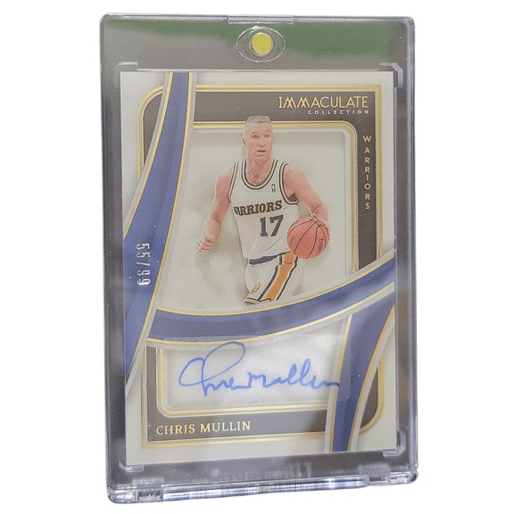 2024 Panini Immaculate Collection Chris Mullin #SBS-CMG /99 Golden State Warriors NBA Autographed Basketball Trading Card