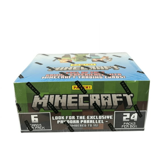 2024 Panini Minecraft Factory Sealed Hobby Box - Look for Exclusive Pandora Parallels!