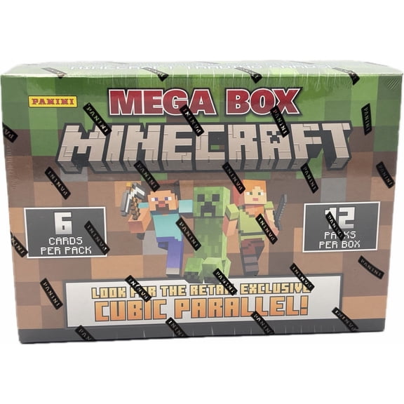 2024 Panini Minecraft Minecraft The Movie Short Print Parallel Insert Trading Cards Box