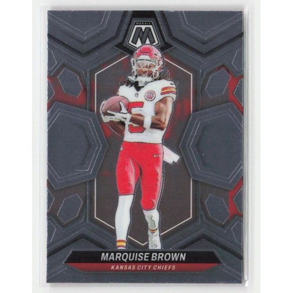 2024 Panini Mosaic Marquise Brown #109 Kansas City Chiefs Football Card