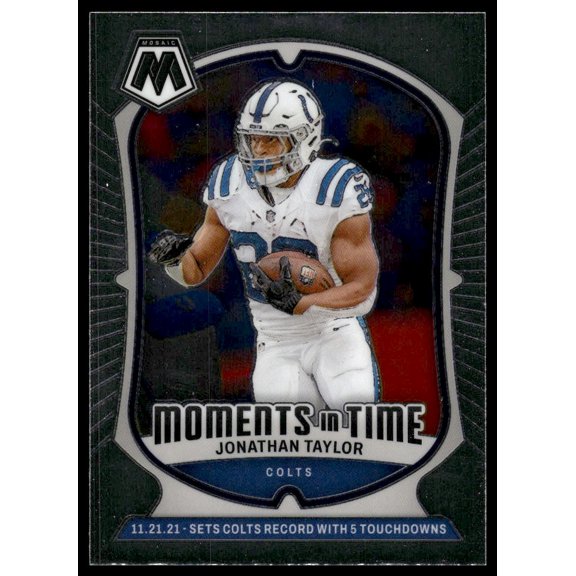 2024 Panini Mosaic Moments In Time Jonathan Taylor Indianapolis Colts #7 Football Card