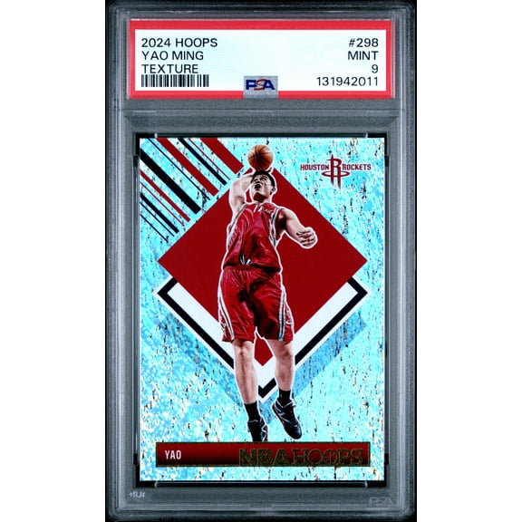 2024 Panini NBA Hoops Yao Ming #298 Texture PSA 9