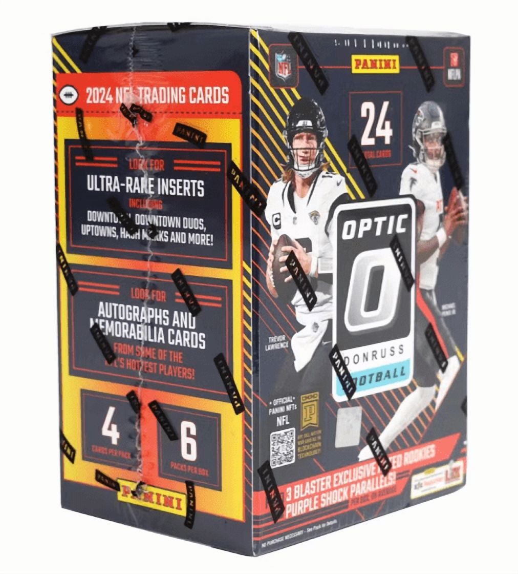 2024 Panini NFL Donruss Optic Football Blaster Box! (Purple Shock Parallels!)