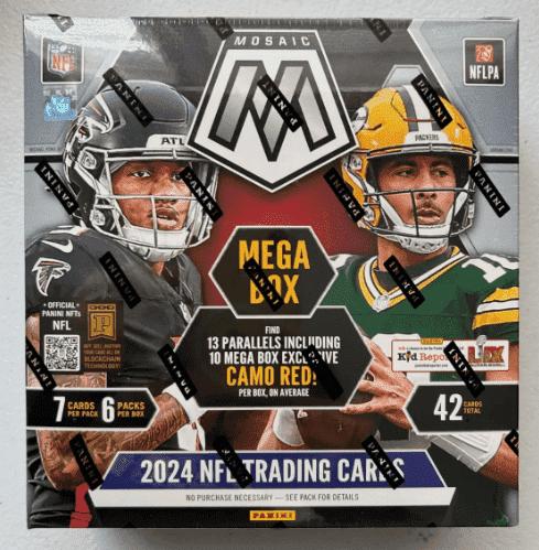 2024 Panini NFL Mosaic Football Hobby Mega Box! (Red Camo