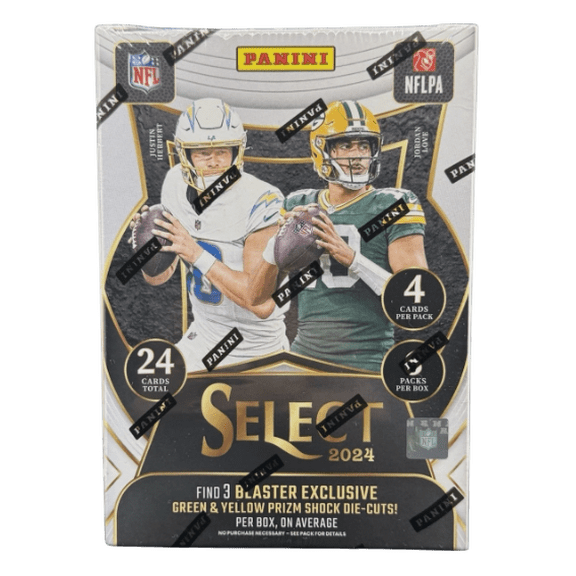 2024 Panini NFL Select Football Blaster Box (Green & Yellow Prizms!)