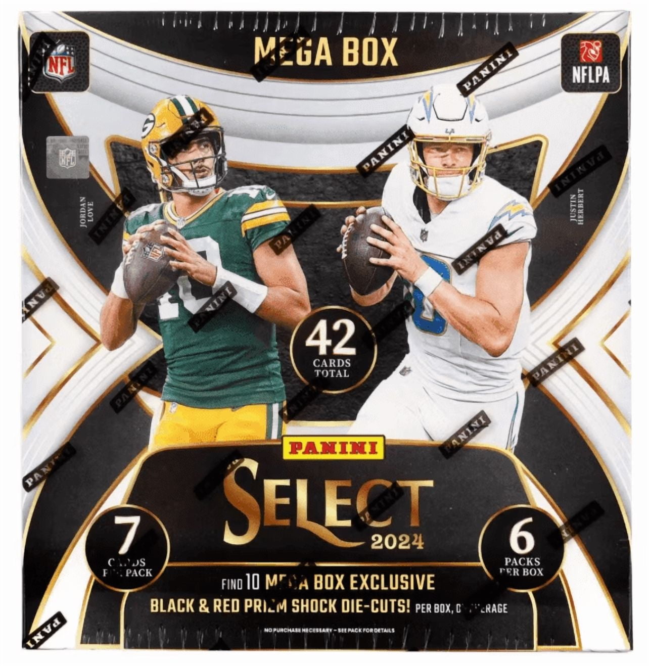 2024 Panini NFL Select Football Mega Box! (Black & Red Prizm Shock