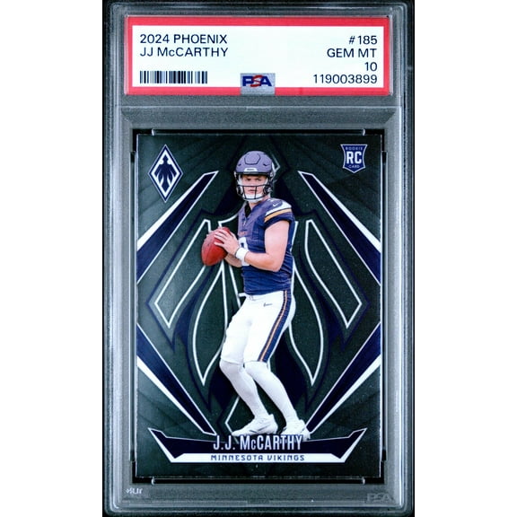 2024 Panini Phoenix JJ Mccarthy #185 PSA 10
