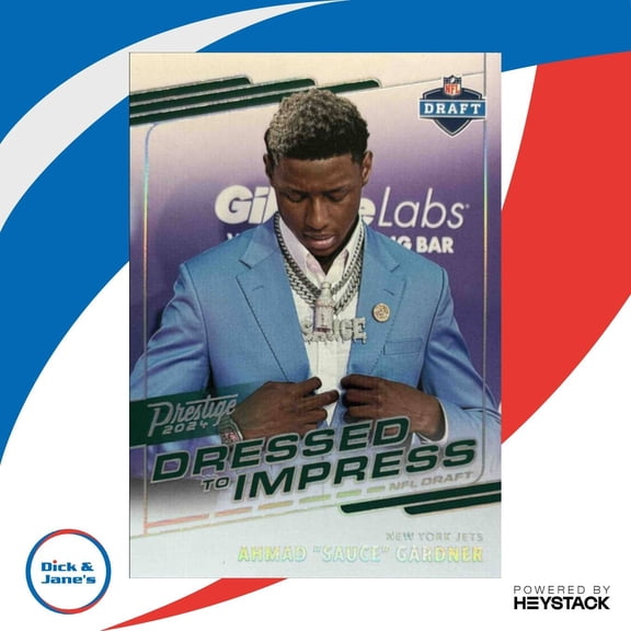 2024 Panini Prestige Ahmad "Sauce" Gardner Dress to Impress New York Jets