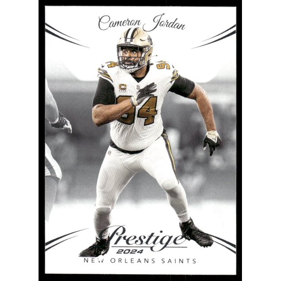 2024 Panini Prestige Cameron Jordan New Orleans Saints #216 Football Trading Card