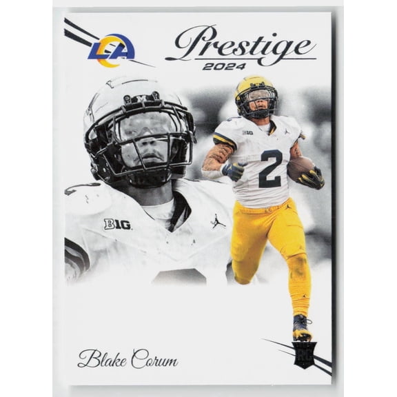 2024 Panini Prestige Football Blake Corum #349 Rookie