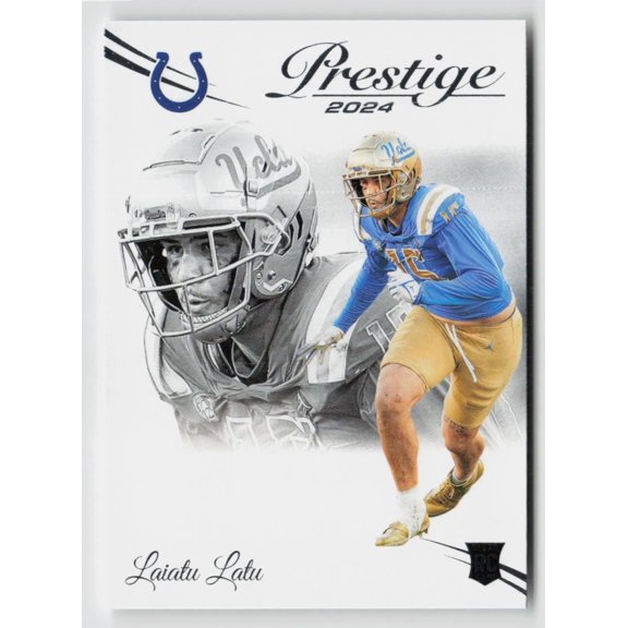 2024 Panini Prestige Football #309 Rookie Indianapolis Colts Laiatu Latu Football Card