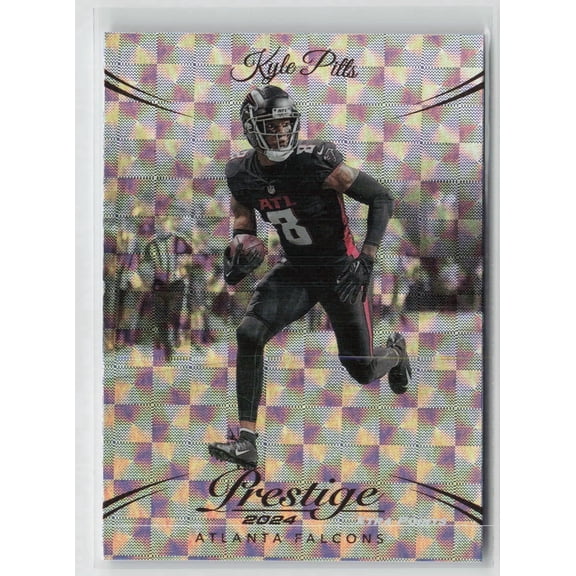 2024 Panini Prestige Kyle Pitts Atlanta Falcons Hyper #14 Football Card